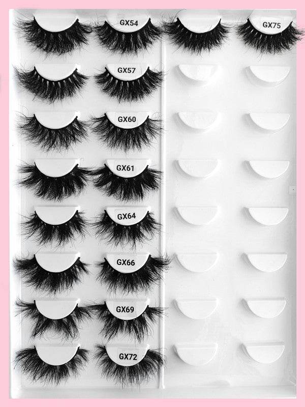 For Maynice Dramatic 3D Mink Vendors Full Strip Eyelashes Sizes 25mm and 30mm - Whisper