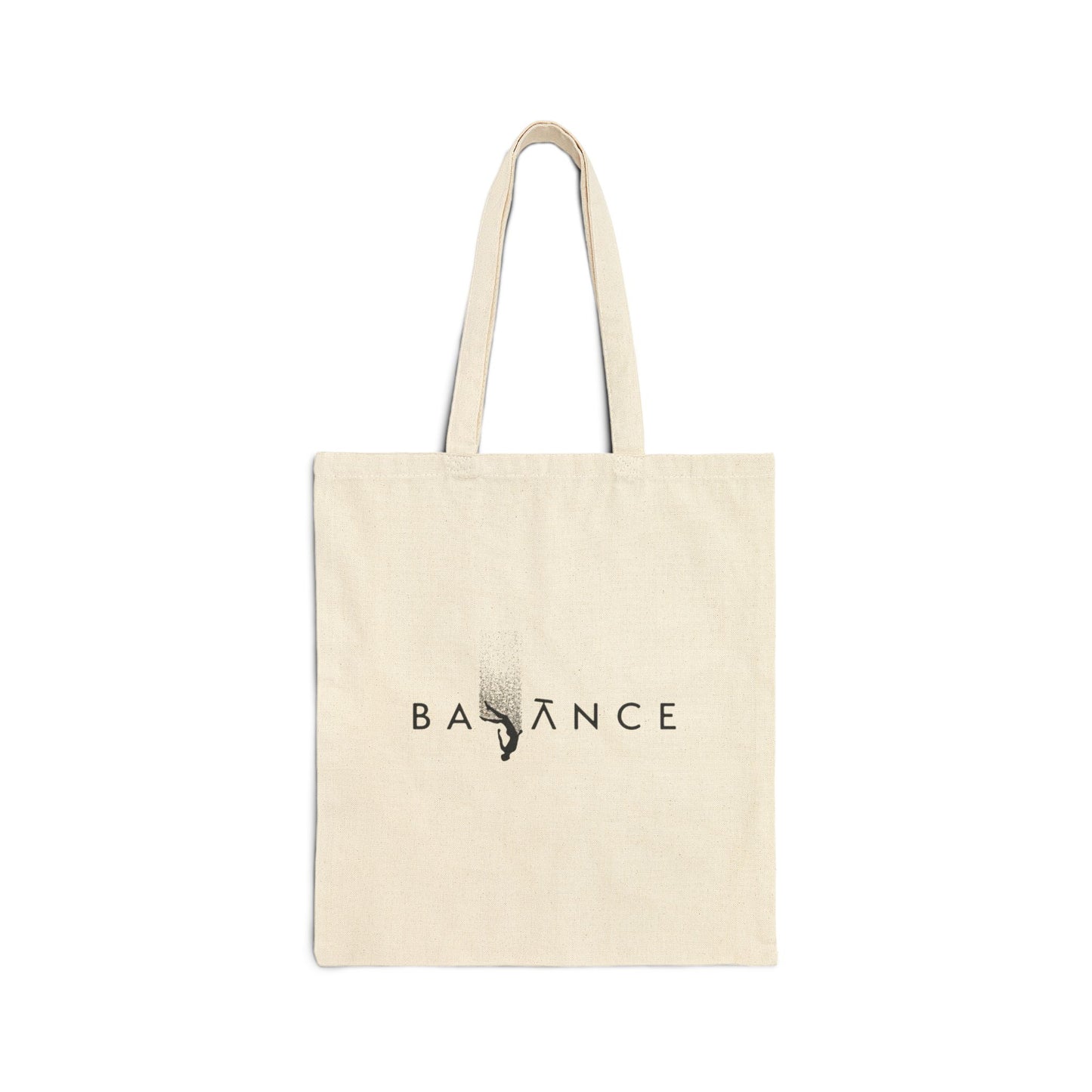 Balance Cotton Canvas Tote Bag | Eco-Friendly Shopping Bag, Reusable Grocery Bag, Minimalist Tote, Gift for Her