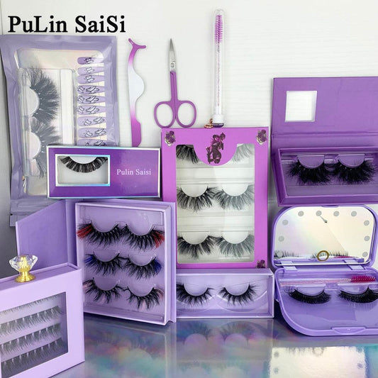 Real Mink Wholesale Fluffy Eyelashes 3d 4d Lashes Vendor Wholesale 20mm 25mm - Whisper