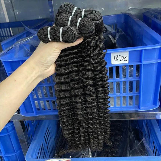 Deep Wave Raw Virgin Indian Hair Bundle Vendors List,10a Unprocessed Raw Human Hair Bundles,Deep Wave Hair Products - Whisper